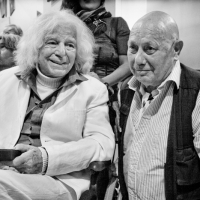 Manitas de Plata et Gérard Gartner, fondateur du Prix Romanès avec Matéo Maximoff