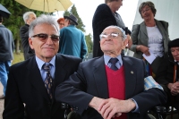 Portrait d'un ancien déporté polonais et son fils