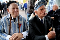 Pierre Rolinet, ancien résistant et Robert Salomon