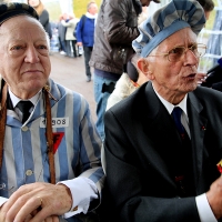 Pierre Rolinet, ancien résistant et Robert Salomon