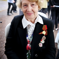 Portrait d'une déportée russe du camp d'Auschwitz