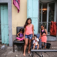Barbara, Oliviana et leurs frères et soeurs